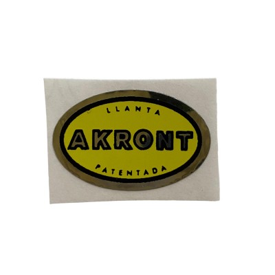 ANAGRAMA AKRONT LLANTAS AMARILLO MONTESA