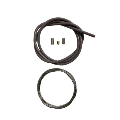 KIT CABLE ACELERADOR TRENZADO FUNDA GRIS