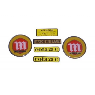 ANAGRAMA MONTESA COTA 25 C 1ª SERIE